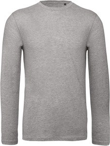 B&C CGTM070 - T-shirt a maniche lunghe organica Inspire da uomo Sport Grey