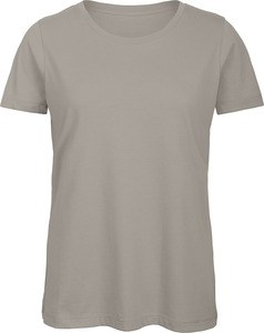 B&C CGTW043 - T-shirt girocollo da donna Organic Inspire Grigio chiaro