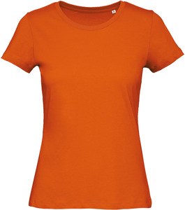 B&C CGTW043 - T-shirt girocollo da donna Organic Inspire Arancio