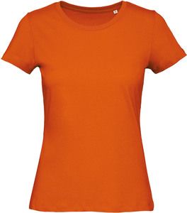 B&C CGTW043 - T-shirt girocollo da donna Organic Inspire Arancio