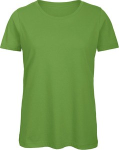B&C CGTW043 - T-shirt girocollo da donna Organic Inspire Real Green