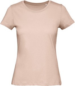 B&C CGTW043 - T-shirt girocollo da donna Organic Inspire Millennial Pink