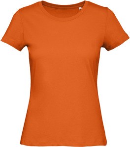 B&C CGTW043 - T-shirt girocollo da donna Organic Inspire Urban Orange