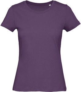 B&C CGTW043 - T-shirt girocollo da donna Organic Inspire Urban Purple