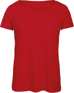 B&C CGTW056 - T-shirt girocollo da donna Triblend