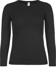 B&C CGTW06T - T-shirt manica lunga da donna #E150 Black