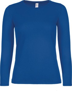 B&C CGTW06T - T-shirt manica lunga da donna #E150 Blu royal