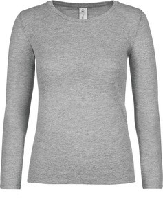 B&C CGTW06T - T-shirt manica lunga da donna #E150 Sport Grey