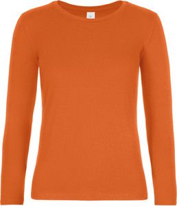 B&C CGTW08T - T-shirt manica lunga da donna #E190 Urban Orange