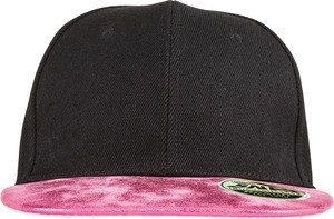 Result RC087X - Cappello Bronx Glitter Black / Pink