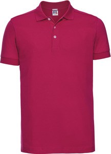 Russell RU566M - Polo da uomo elasticizzata Fucsia