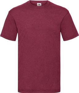 Fruit of the Loom SC221 - T-shirt Valore Peso Vintage Heather Red