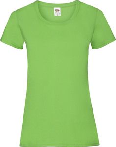 Fruit of the Loom SC61372 - T-shirt da donna in cotone Verde lime