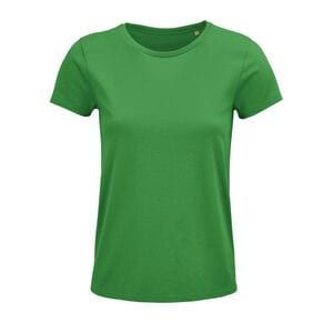 SOL'S 03581 - Crusader Women T Shirt Donna Aderente Girocollo Verde prato
