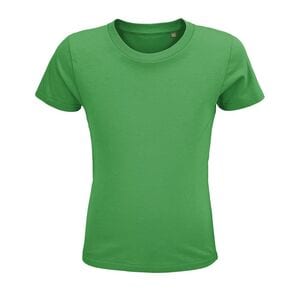 SOL'S 03580 - Crusader Kids T Shirt Uomo Slim Girocollo Verde prato