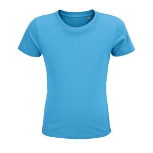 SOL'S 03580 - Crusader Kids T Shirt Uomo Slim Girocollo Acqua