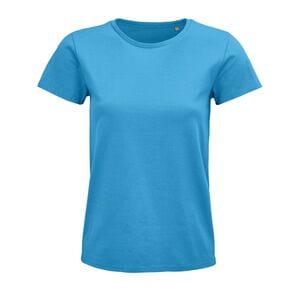 SOL'S 03579 - Pioneer Women T Shirt Donna Aderente Girocollo Acqua