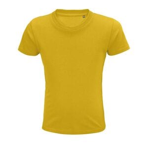 SOL'S 03578 - Pioneer Kids T Shirt Bambino Aderente Girocollo Giallo oro