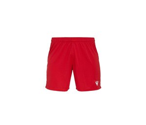 MACRON MA5223J - Pantaloncini sportivi per bambini in tessuto Evertex Red