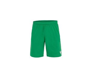 MACRON MA5223J - Pantaloncini sportivi per bambini in tessuto Evertex Green