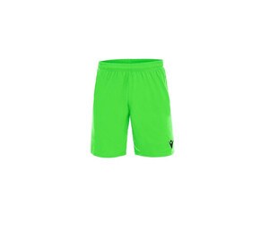 MACRON MA5223J - Pantaloncini sportivi per bambini in tessuto Evertex Fluo Green