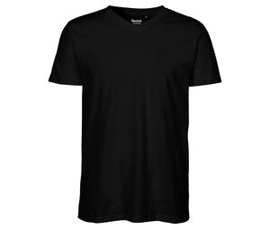 Neutral O61005 - T-shirt da uomo con scollo a V Black