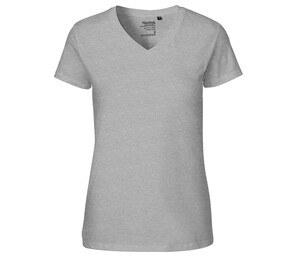 Neutral O81005 - T-shirt da donna con scollo a V Sport Grey