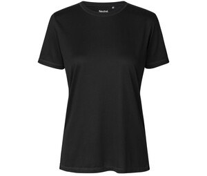 Neutral R81001 - T-shirt da donna in poliestere riciclato traspirante Black