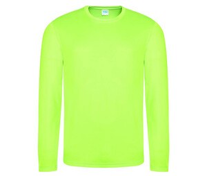 Just Cool JC002 - T-shirt a maniche lunghe traspirante Neoteric™ Electric Green