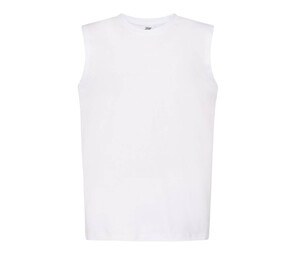 JHK JK406 - T-shirt da uomo senza maniche White