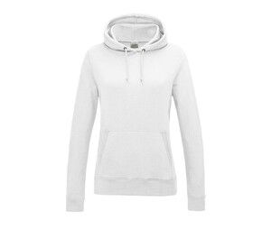 AWDIS JH01F - Felpa con cappuccio da donna Arctic White