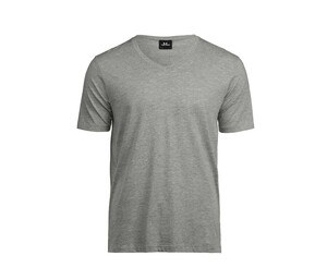 Tee Jays TJ5004 - T-shirt da uomo con scollo a V Grigio medio melange