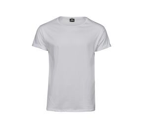 Tee Jays TJ5062 - T-shirt con maniche arrotolate White