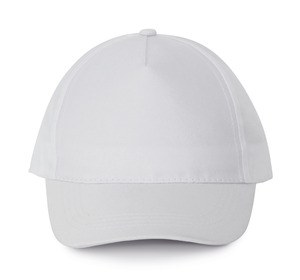 K-up KP157 - Cappellino in poliestere - 5 pannelli White