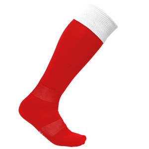 PROACT PA0300 - Calze sportive bicolore Sporty Red / White