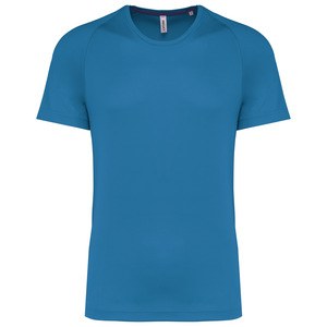 PROACT PA4012 - T-shirt sportiva uomo girocollo in materiale riciclato Aqua Blue