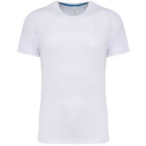 PROACT PA4012 - T-shirt sportiva uomo girocollo in materiale riciclato White