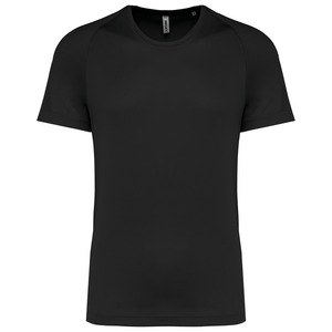 PROACT PA4012 - T-shirt sportiva uomo girocollo in materiale riciclato Black