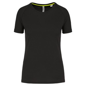 PROACT PA4013 - T-shirt sportiva donna girocollo in materiale riciclato Black