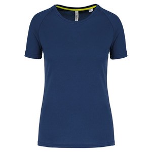 PROACT PA4013 - T-shirt sportiva donna girocollo in materiale riciclato Sporty Navy
