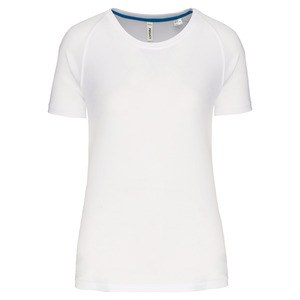 PROACT PA4013 - T-shirt sportiva donna girocollo in materiale riciclato White