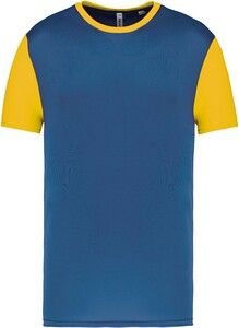 PROACT PA4024 - T-shirt manica corta bicolore bambino Sporty Royal Blue / Sporty Yellow