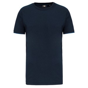 WK. Designed To Work WK3020 - T-shirt DayToDay maniche corte Navy / Light Royal Blue