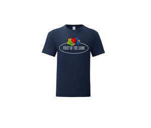 FRUIT OF THE LOOM VINTAGE SCV150 - T-shirt da uomo con logo Fruit of the Loom Deep Navy