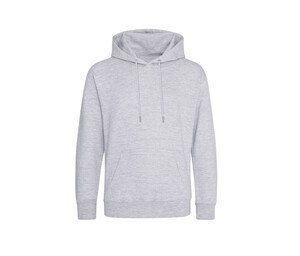 AWDIS JH201 - Sweat capuche en coton biologique Grigio medio melange