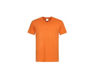 Stedman ST2300 - T-shirt da uomo con scollo a V Arancio