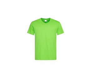 Stedman ST2300 - T-shirt da uomo con scollo a V Kiwi Green