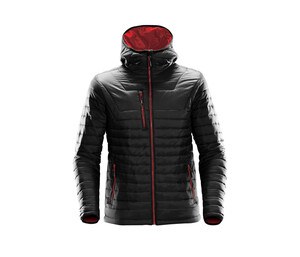 STORMTECH SHAFP1 - Doudoune à capuche homme Black/ True Red