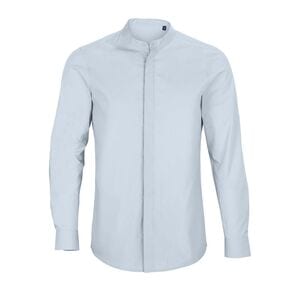 NEOBLU 03792 - Bart Men Camicia Uomo Coreana Soft Blue