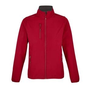 SOL'S 03828 - Falcon Women Giacca Donna Softshell Fullzip Rosso peperoncino
